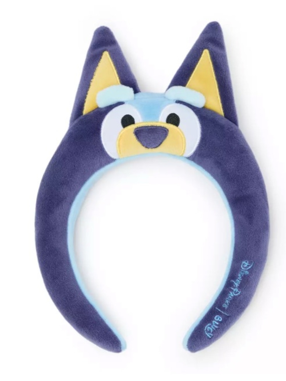 Disney Plush Character Headband in Navy and Light Blue with Yellow Accents